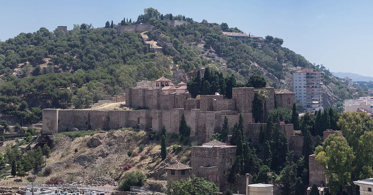 Alcazaba van Málaga in Málaga